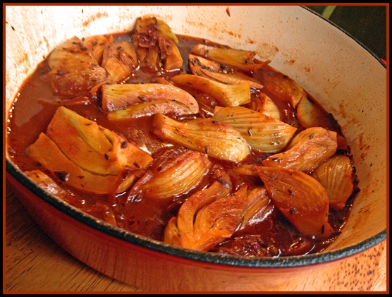 BRAISED FENNEL WITH SAFFRON AND TOMATO Bewitching Kitchen BRAISED FENNEL WITH SAFFRON AND TOMATO Bewitching Kitchen