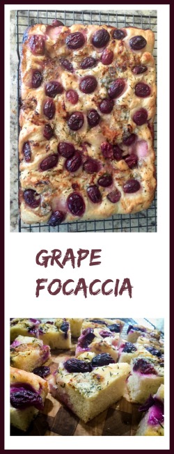 Grape Focaccia, from Bewitching Kitchen